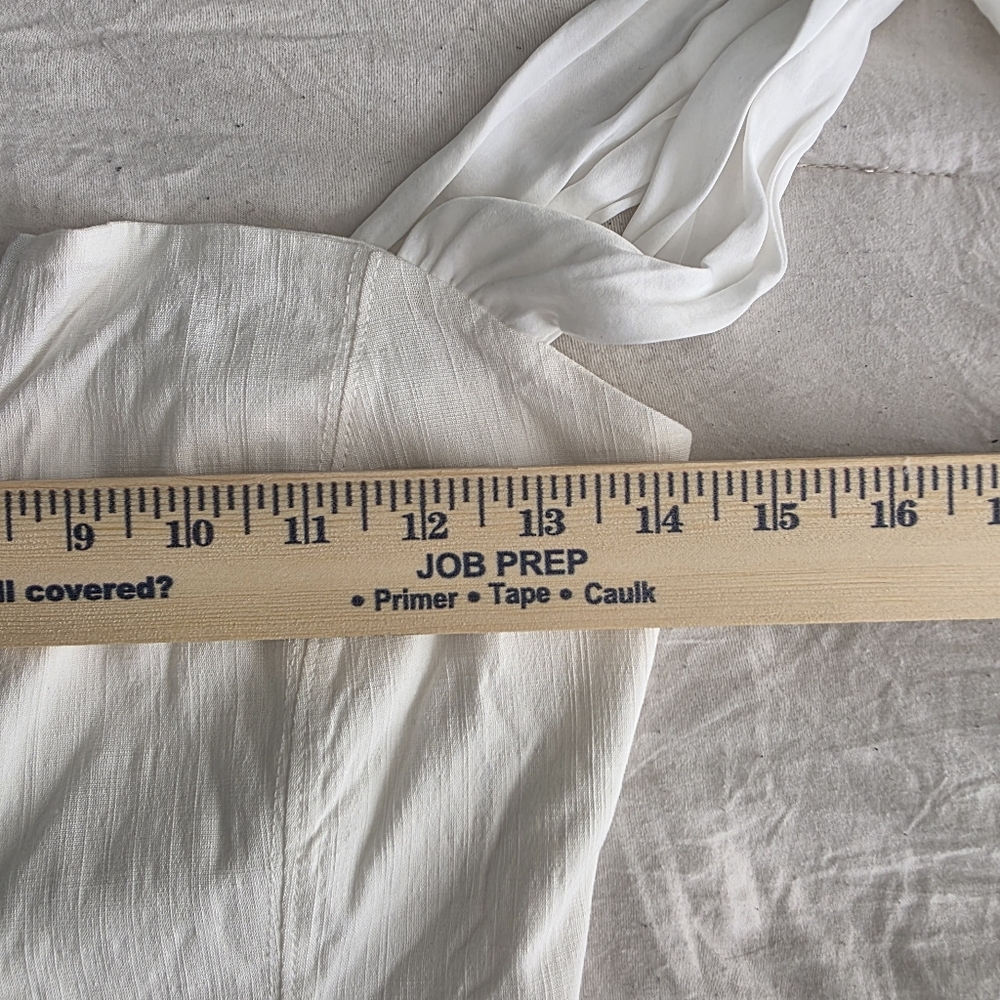 Free People NWOT Lola White Bodysuit L - Picture 7 of 9